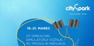 Citypark vabi na dirkaški konec tedna: prvič pri nas bo razstavljen pravi GT dirkalnik