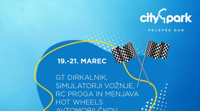 Citypark vabi na dirkaški konec tedna: prvič pri nas bo razstavljen pravi GT dirkalnik