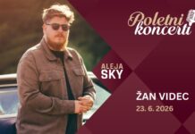 Danes bo na ALEJI SKY nastopil Žan Videc, eden najvidnejših mladih slovenskih glasbenikov