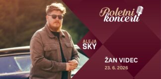 Danes bo na ALEJI SKY nastopil Žan Videc, eden najvidnejših mladih slovenskih glasbenikov