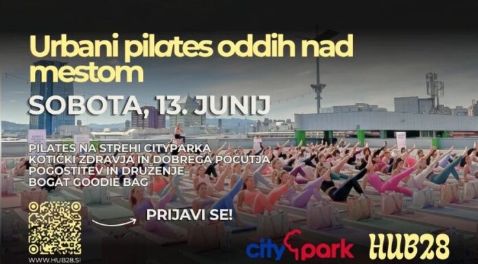 V Citypark to soboto na urbani pilates in meditacijo