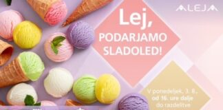 Vabljeni danes v ALEJO na brezplačni sladoled!