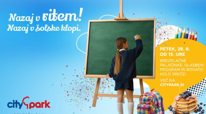 V Cityparku se novo šolsko leto začne v stilu: palačinke, popusti in kolo sreče