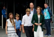 Princ William in Kate Middleton sta se pojavila v javnosti z vsemi otroki