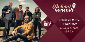 Jutri veliki finale brezplačnih after-work koncertov na ALEJI SKY z Društvom mrtvih pesnikov
