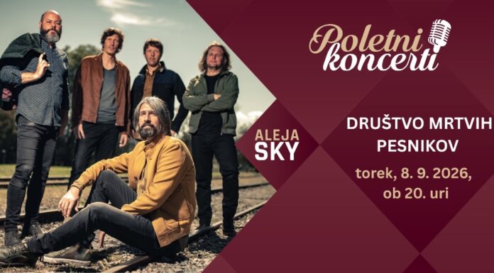 Jutri veliki finale brezplačnih after-work koncertov na ALEJI SKY z Društvom mrtvih pesnikov