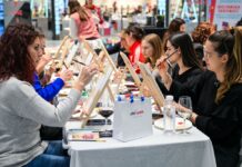 V Citypark ta četrtek na likovno ustvarjanje in kozarec vina