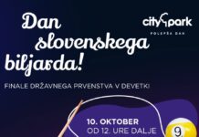 To soboto v Cityparku spremljajte najboljše slovenske igralce biljarda