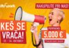 Pred krompirjevimi počitnicami bosta ALEJA in Citypark podelila za kar 10.000 evrov DESETAKOV