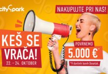 Pred krompirjevimi počitnicami bosta ALEJA in Citypark podelila za kar 10.000 evrov DESETAKOV